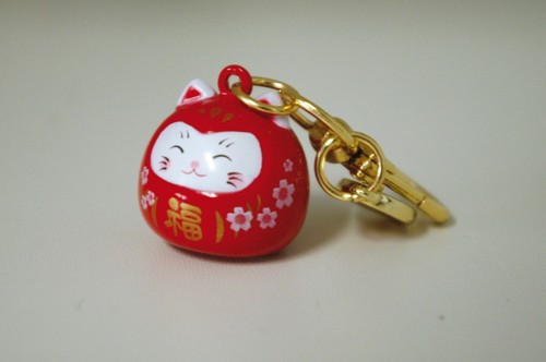 Maneki neko daruma ciondolo - /,