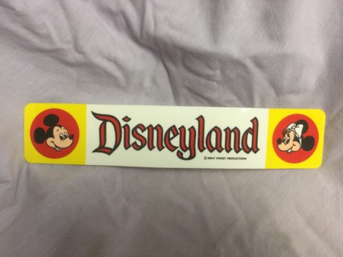 Adesivo paraurti disneyland - adesivo,