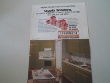advertising Pubblicità 1979 CUCINA SNAIDERO MOD. DESIGN RS