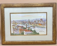 Quadro acquerello paesaggio