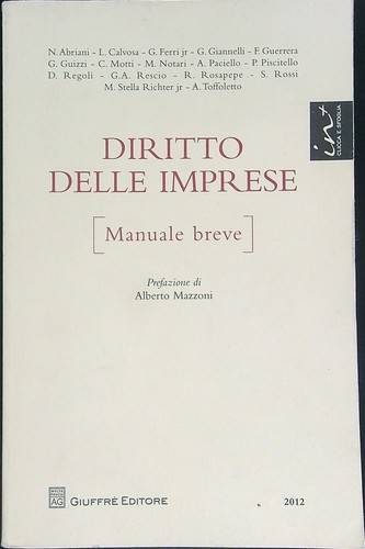 Diritto delle imprese mazzoni - diritto,