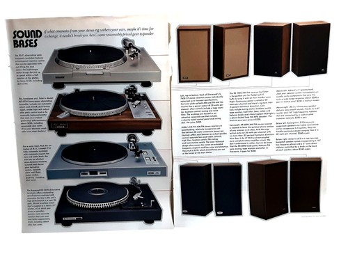Altoparlanti giradischi stereo