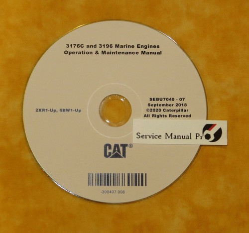 Sebu7040 cat 3176c 3196 - e,