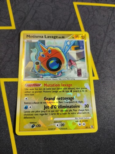 Carte pokémon motisma lavage - carte,