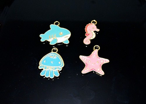 4pz charms ciondoli tema - , mare