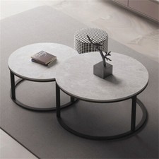 Set 2 tavolini rotondi moderni