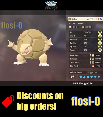 6iv shiny alpha - alpha, livello