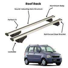 2 Pcs Silver Cross Bars for