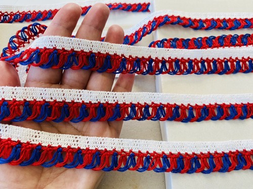 Bordo con frange - , all'uncinetto