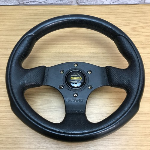Volante pelle nera - in,