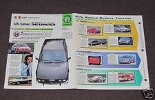 Alfa romeo berline auto - berline, storia