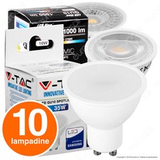 Lampadine led attacco gu10 - 10,