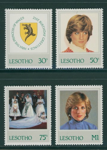 Lesotho scott 372 - scott, #372-375