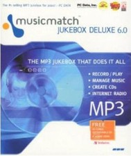 MusicMatch Jukebox 6 Deluxe PC CD gestire collezione digitale mp3 file musicale canzoni