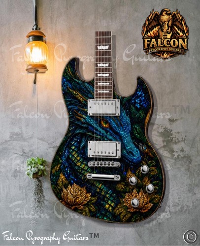 Chitarra elettrica fatta - , a