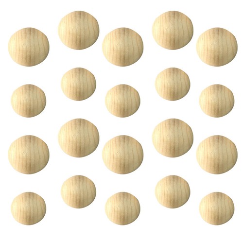 100 pcs palline legno - ,