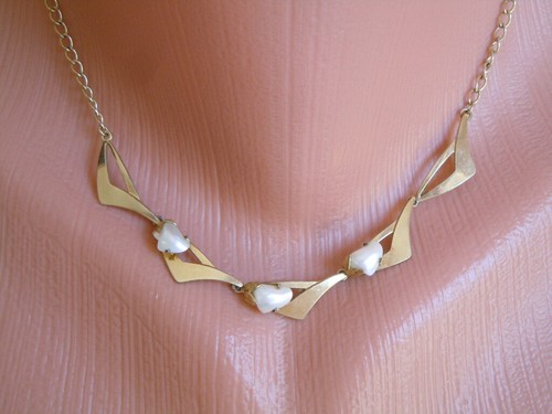 Collana con perle selvatiche - perle,