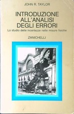 INTRODUZIONE ALL'ANALISI DEGLI ERRORI TAYLOR JOHN R. ZANICHELLI 1990  BROSSURA