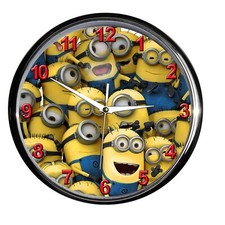 orologio da parete MINiONS camera bambini stanzetta cartone cartoon watch clock