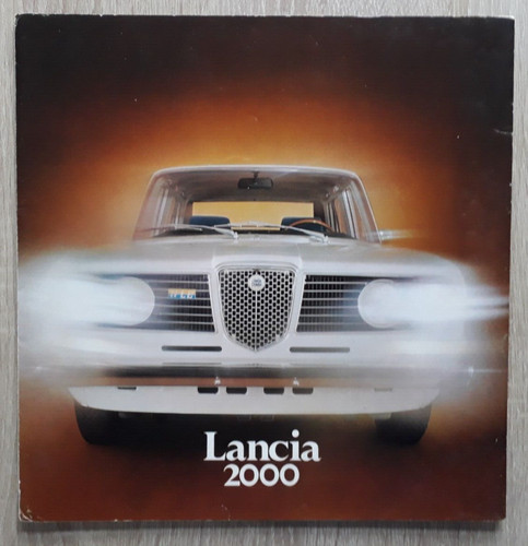 Brochure lancia 2000 - 2000, berlina