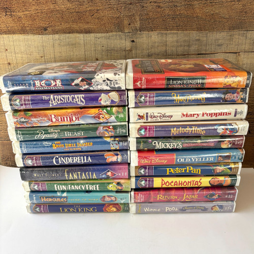 Disney lot 20 vhs - lot, tapes