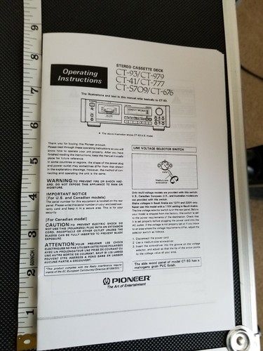 Manuale operativo pioneer - manuale,