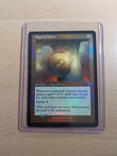 Sigil valor foil retro - foil,