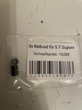 3 ruote di attrito per S.T. Accendini Dupont - Tutti i modelli Dupont