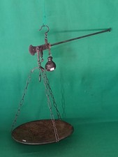 ANTICA BILANCIA PESA STADERA IN FERRO BATTUTO DEL 1800 PORTATA 24,800 KG. CW75