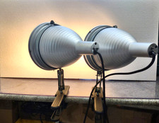 Coppia di fari  da teatro cinema discoteca anni 60/70 in alluminio Modernariato