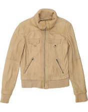 BERSHKA Giacca di pelle da