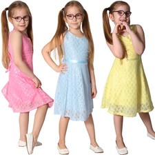 Abito pizzo matrimonio bambina