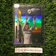 Lewis Hamilton 2021 Topps Chrome F1 #144 Refractor - Winner Hungary