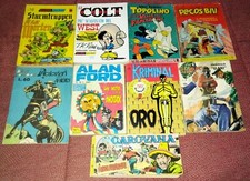 BLOCCO LOTTO STOCK 96 FUMETTI ANNI '60/'70/'80 E ALCUNI PIU' RECENTI VEDI FOTO