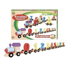 Trenino In Legno Educativo