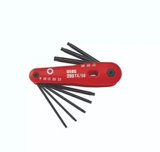 16562142 Serie di 8 chiavi maschio per viti con impronta Torx - Usag 280 TX/S8 U
