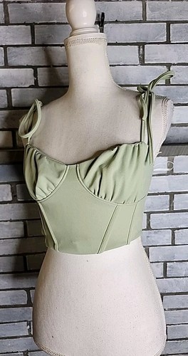 Crop top con spalline - top,