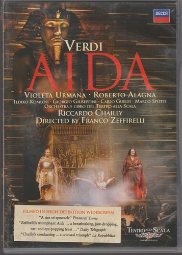 Verdi aida dvd violetta urmana - dvd,