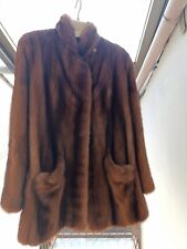Pelliccia di Visone Annabella usata pochissimo completa di cappuccio staccabile 