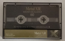 SONY METAL-XR 60 ANNI '90 TIPO IV 4 musicassette vergini cassette