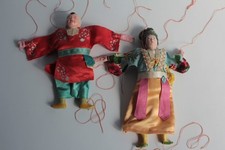 Vecchie marionette fili Asia