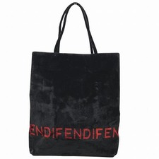 Borsa Fendi Velour nera rossa vintage autentica