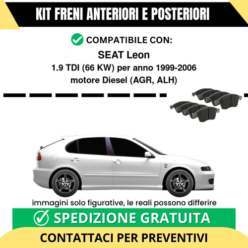 Pastiglie freno ant post - freno,