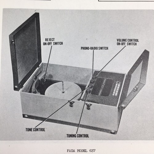 Radio phono fada modello 637 - radio,