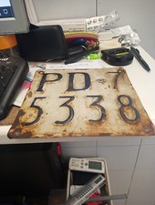 targa d'epoca per uso