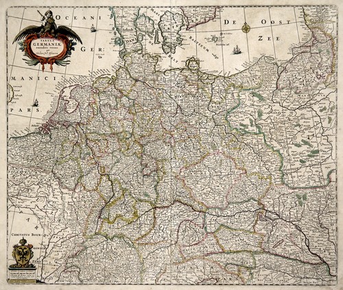 Germania originale incisione - germania,