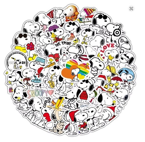 Adesivi snoopy the - adesivi, peanuts