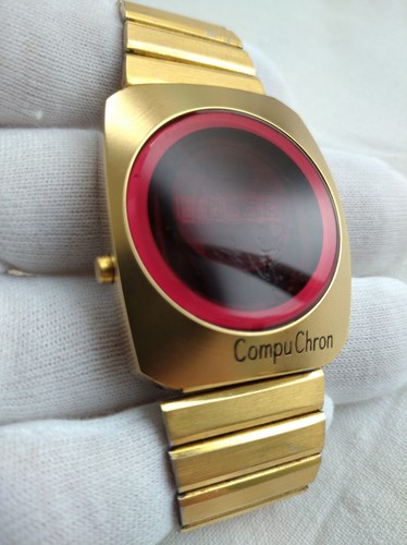 Compu chron led watch - compu,