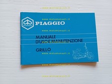 Piaggio Grillo 50 manuale uso