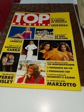 TOP MAGAZINE ANNO I NUMERO 1 RAFFAELLA CARRA' CUCCARINI CAROL ALT SIMONSEN DALI'